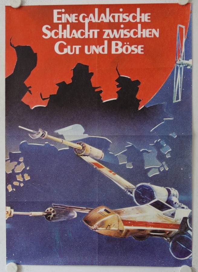 Star Wars original release large german movie poster